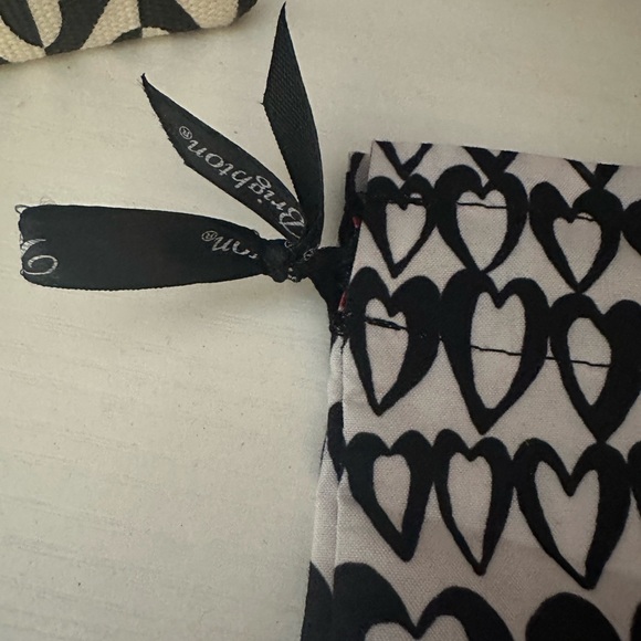BRIGHTON “Love” Canvas Cosmetic Pouch with Matching Drawstring Bag(NWOT) - Picture 5 of 9